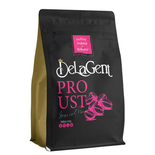 دانه قهوه میکس عربیکا ۷۰٪ روبوستا ۳۰٪ پروست دلاژنت ۵۰۰ گرم